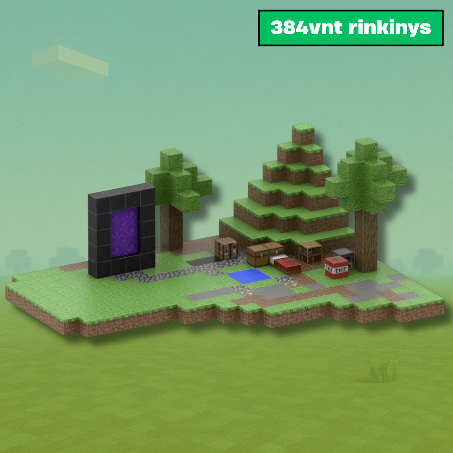 „Užkerėto portalo slenkstis“ Magnetinių blokų rinkinys su dovana